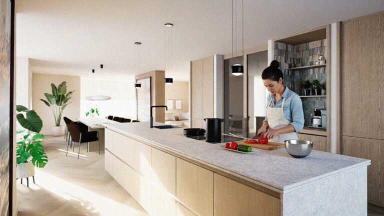 Brainstormsessie ruimtelijke indeling design keuken Scandinavisch chique